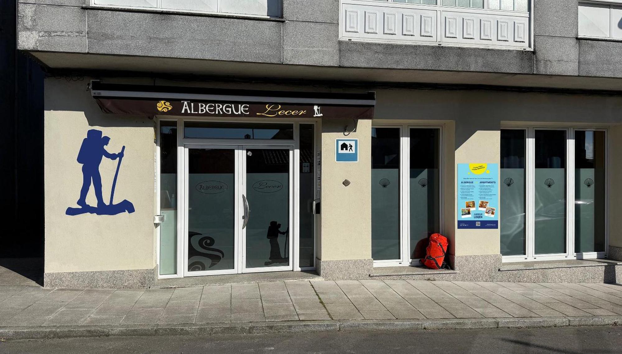 Albergue Lecer Porta Exterior foto